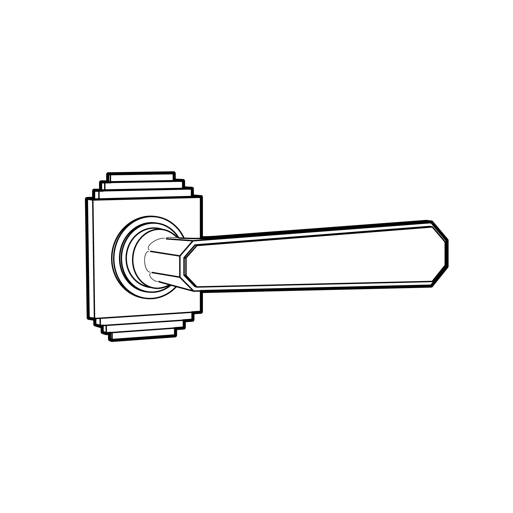 Glamour Door Lever 1