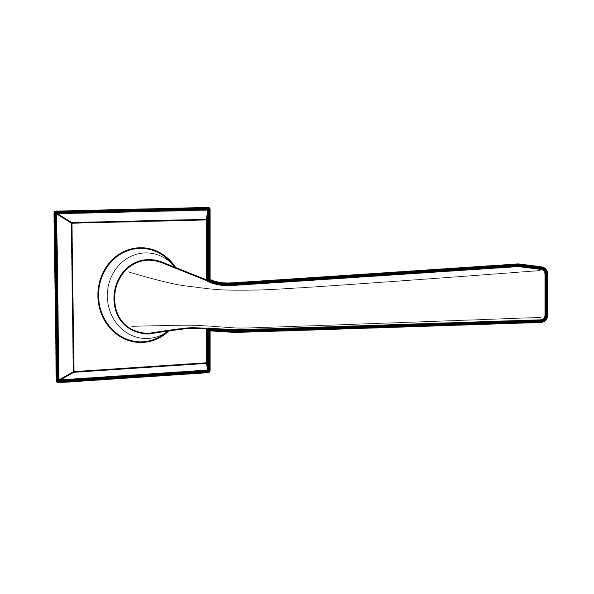 Industrial Door Lever 1